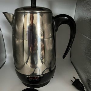 Farberware 8 cup electric percolator.